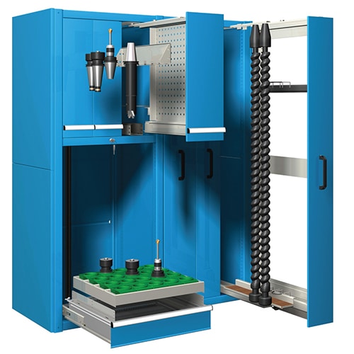 Shelving System with Vertical Drawers Series 33