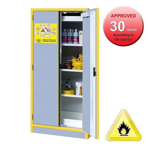 [30min Range] T3035UE Two Door Tall Flammable Cabinet
