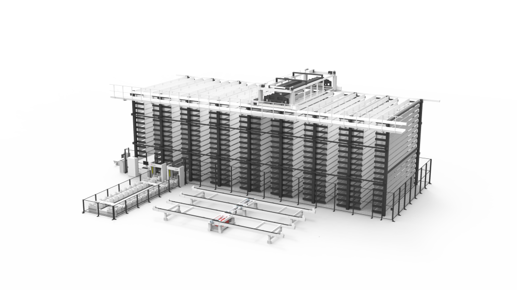 Remmert automated sheet metal storage system in Singapore - TYT Corporation